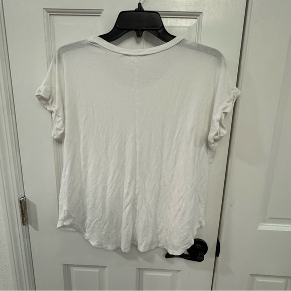 Rebel Society White Relaxed Fit‎ Tee – Size L - Picture 3 of 3